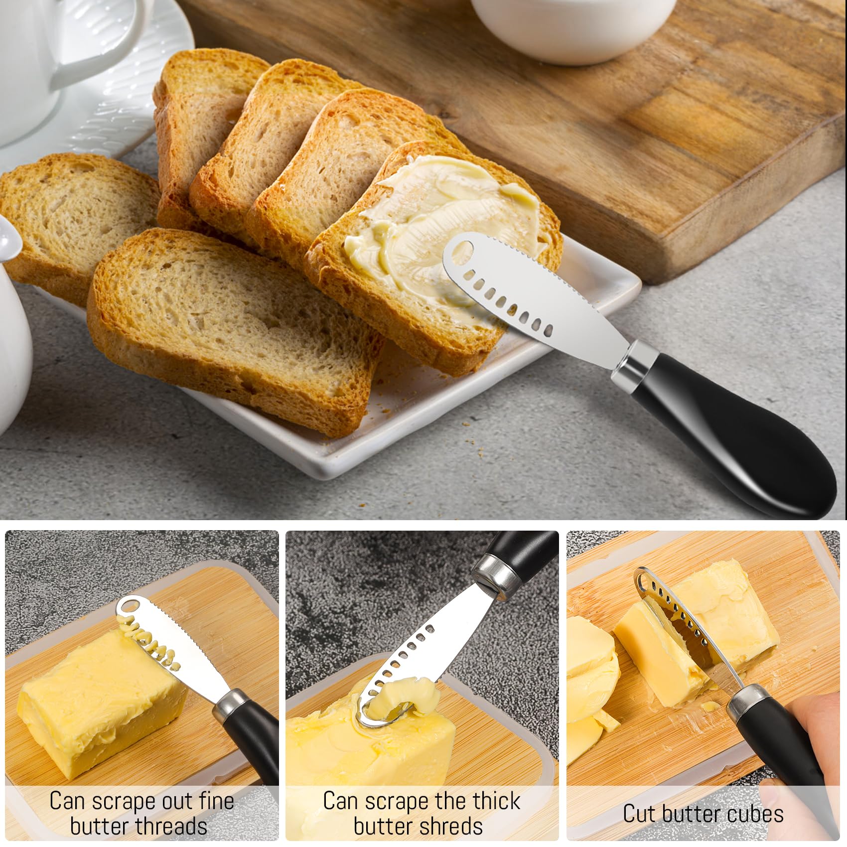 Portaburro In Ceramica Con Coperchio In Legno – Contenitore Ermetico Per Burro, Formaggio O Spezie