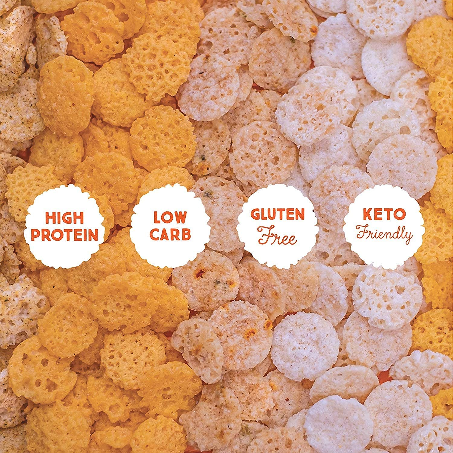 Whisps Cheese Crisps Hot & Spicy Cheese Snacks, Keto Snacks, 20g of