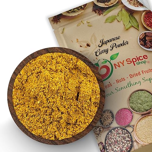 NY SPICE SHOP Curry japonés en polvo  Condimento en polvo de curry japonés  Especias en polvo de curry molido  Curry dorado suave  Mezcla de curry