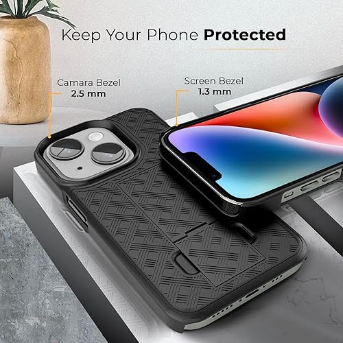 Vista 85 de MOTIVE for iPhone 15 Pro Max Case with Belt Clip, Shell Holster Combo for Apple iPhone 15 Pro Max Holster, Slim Rugged Case, Drop Shockproof