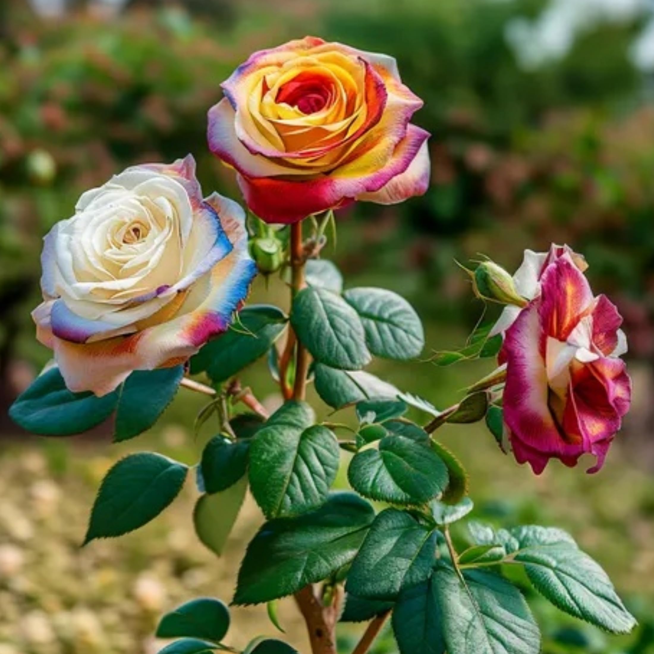 Las cebollas de rosas subrayan el estilo de su jardín con su forma elegante. .-5 cebollas-K