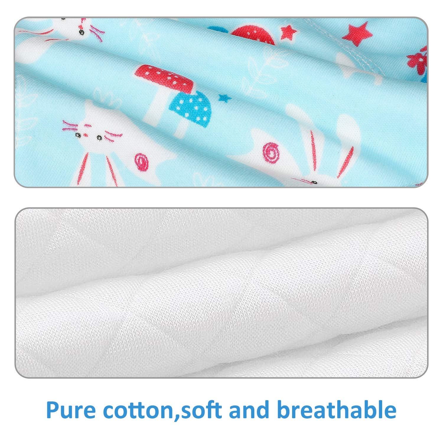 Flyish Töpfchen-Trainingshose Baby Lernwindel Windelhose Wasserdicht Trainer Windelhosen für Baby 1 bis 3 Jahre, 4 Stück, 3 Jahre, Girls - 5