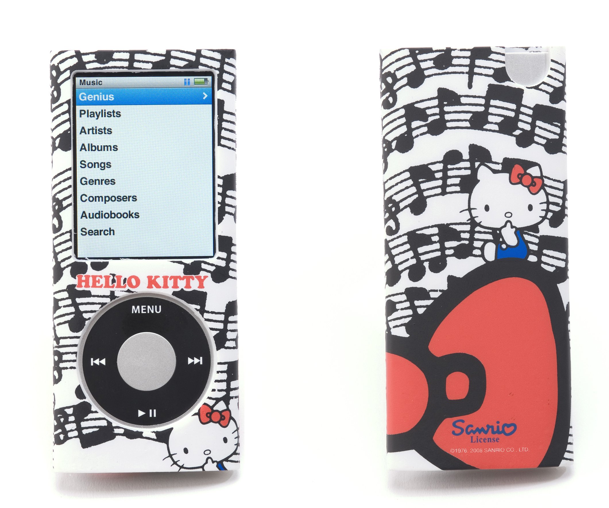 Hello Kitty IPHKC2RED14G Protective Case for iPod Nano 4G White