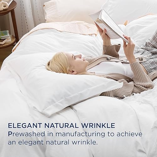 Miniatura 3 de Bedsure Fundas de almohada  Fundas de almohada suaves prelavadas, ultra transpirables tamaño Queen, juego de 2 fundas de almohada con cierre de