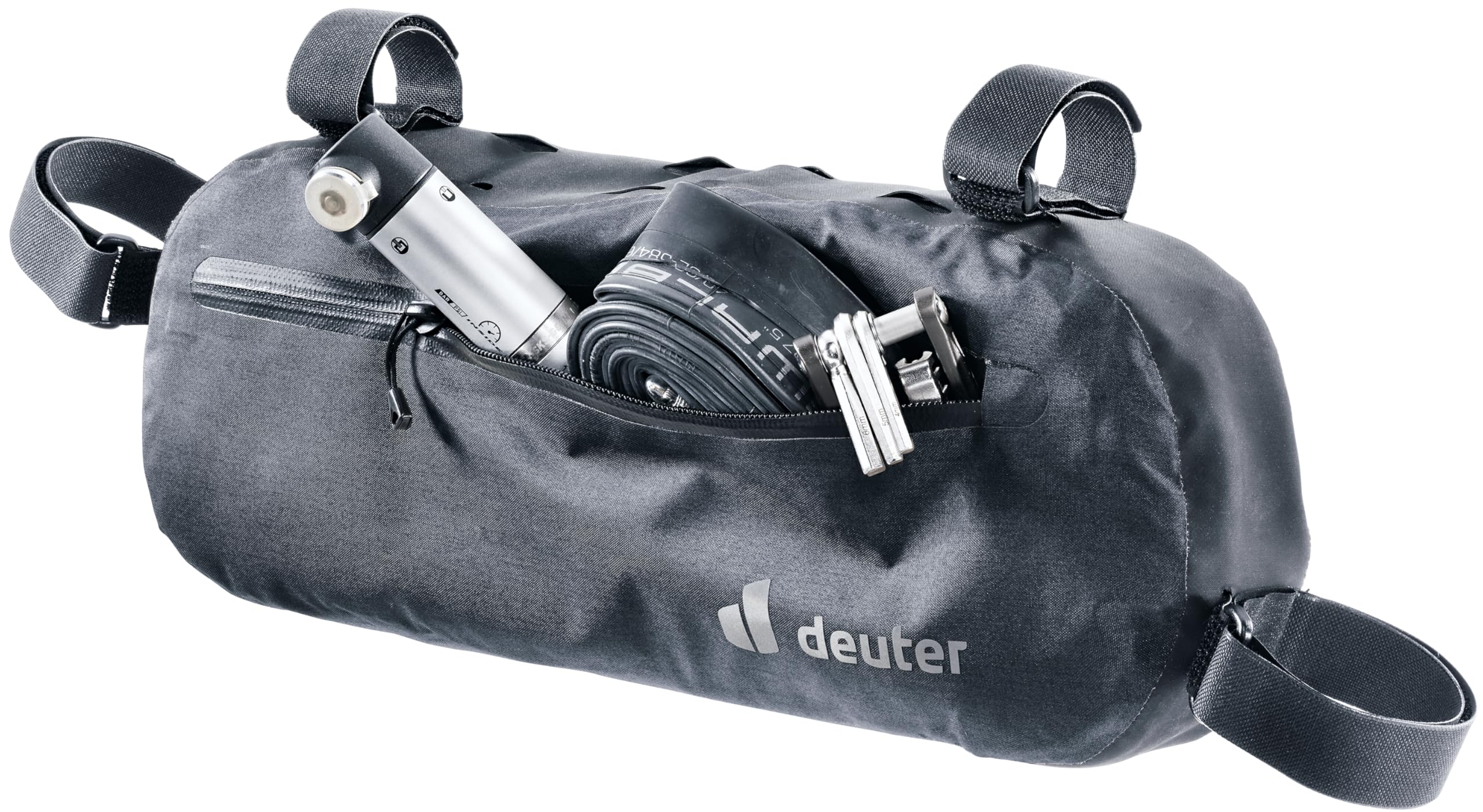 deuter Cabezon FB 4 Wodoodporna torba na ramę, Kolor: czarny, 4 L, Minimalistyczny