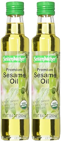 Miniatura 2 de Seitenbacher Aceite orgánico, aceite de sésamo premium, 8.4 onzas, 2 unidades