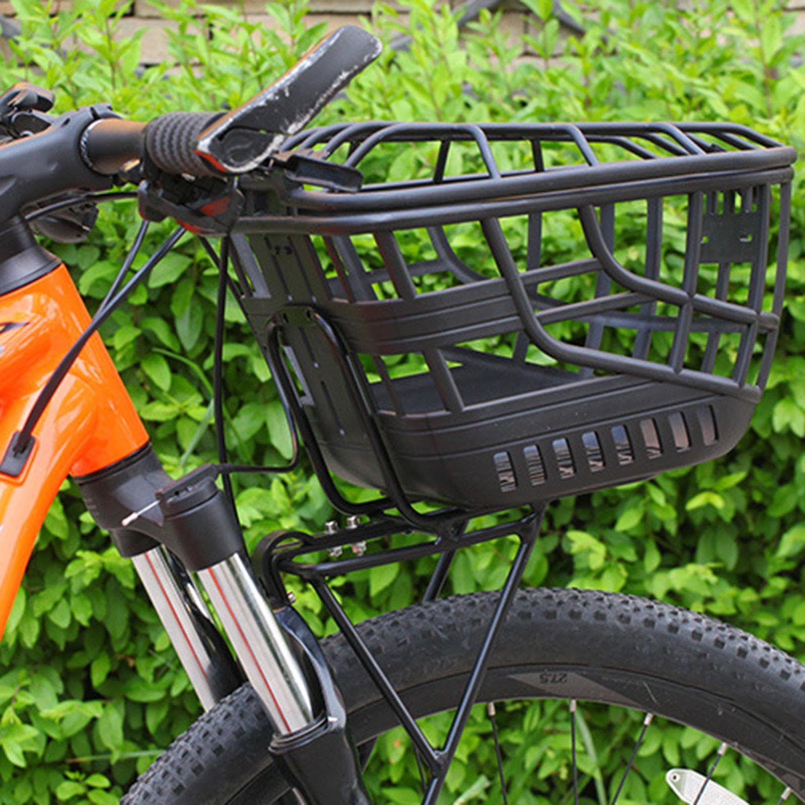 Portabici Anteriore Della Bicicletta - Portapacchi Anteriore, Portapacchi Bici In Lega Di Alluminio, Multifunzionale Bicicletta Portabagagli Per Ountainbike