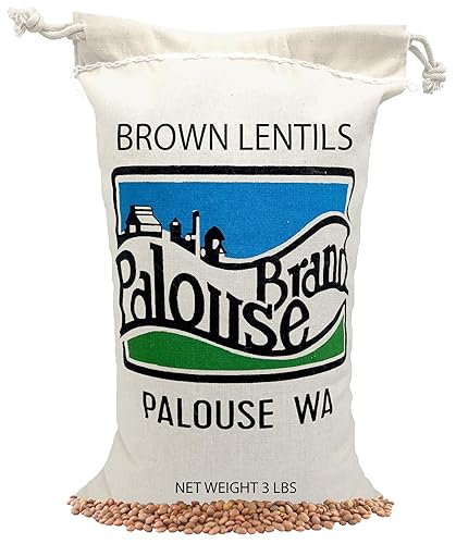 Palouse - Lentejas pequeñas color marrón  Pardina o marrón español  Proyecto sin OMG verificado  5 libras  100% no irradiado  Certificado Kosher