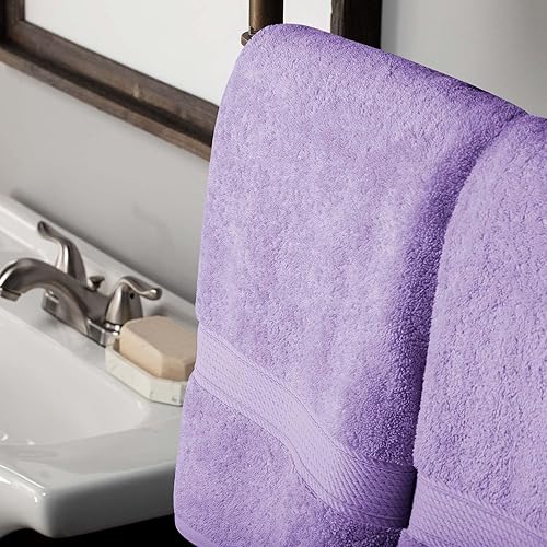 Vista 399 de SUPERIOR - Juego de toallas de algodón egipcio de 28.22 oz/m², incluye 2 toallas de baño, 2 toallas de mano, 2 toallas para la cara, artículos