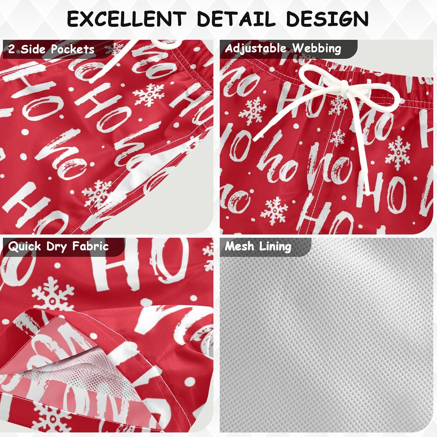 visesunny Boys Surfing Board Shorts Quick Dry Boys Swim Shorts s Swim Trunks Size from 2T to 14/16 - Image 3