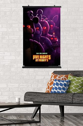 Miniatura 2 de Trends International Five Nights at Freddy's Movie - Póster de pared de una hoja, 34 pulgadas de largo x 22.4 pulgadas de ancho, paquete de póster y
