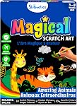 Skillmatics Scratch Art Book for Kids - Unicorns & Princesses, Craft Kits & Supplies, 30+ Scratch Stickers, Travel Toys, DIY Kit, Gifts for Girls & Boys Ages 3, 4, 5, 6, 7, 8