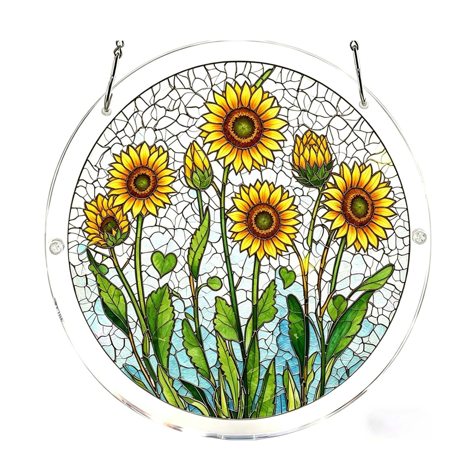 Acrylic Puzzle Window Hanging,7.4-Inch Acrylic Puzzles Suncatcher,Butterflies in Blooms,Suncatcher Window Hanging, Acrylics Jigsaw Puzzle Suncatchers,DIY Suncatcher Kits for Birthday Home Decor Q