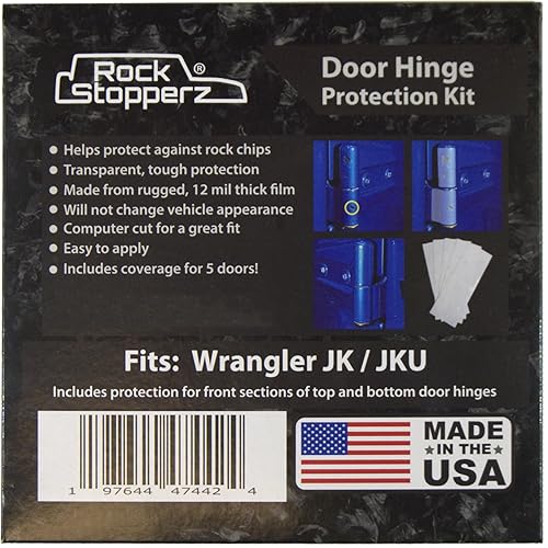 Door Hinge Protection Kit - Compatible with Jeep Wrangler JK/JKU