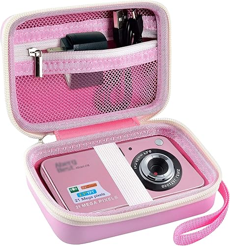 GWCASE Funda para cámara digital compatible con CAMKORYpara YISENCEpara VAHOIALDpara Kodak Pixpropara Canon PowerShot ELPH 180 190para cámara Sony