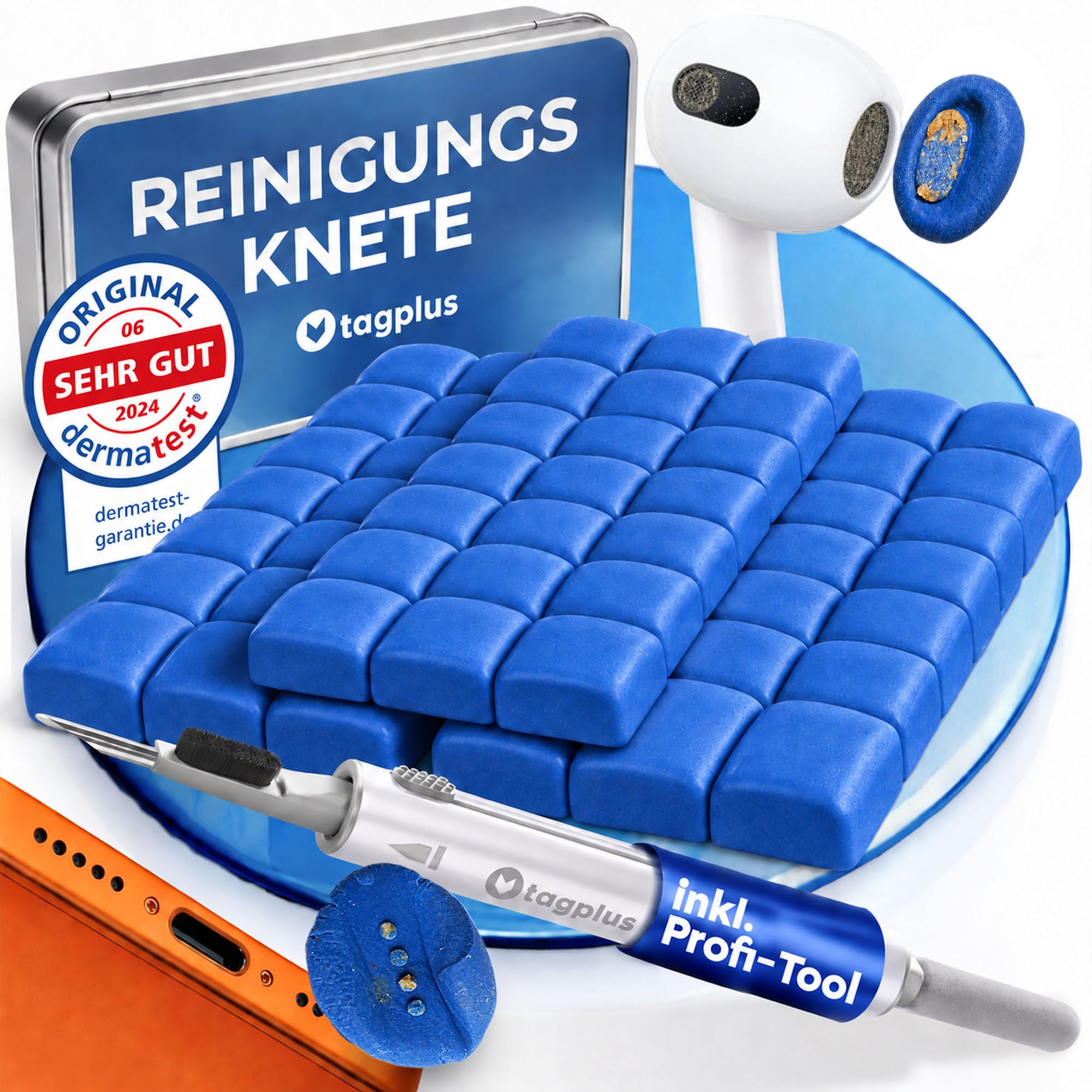 tagplus® Reinigungsknete Handy Reinigungsset für iPhone, AirPods, Kopfhörer – Amazon Angebot