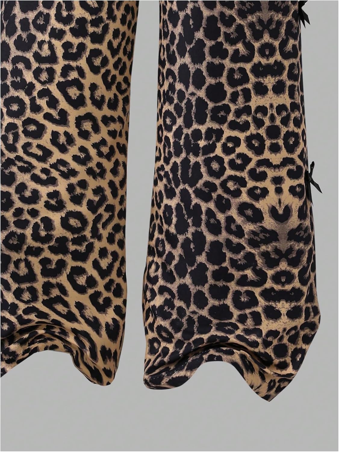 Milumia Girl's 2 Piece Outfits Leopard Top Tee and Loose Casual Wide Leg Pants Sets Streetwear - Image 4