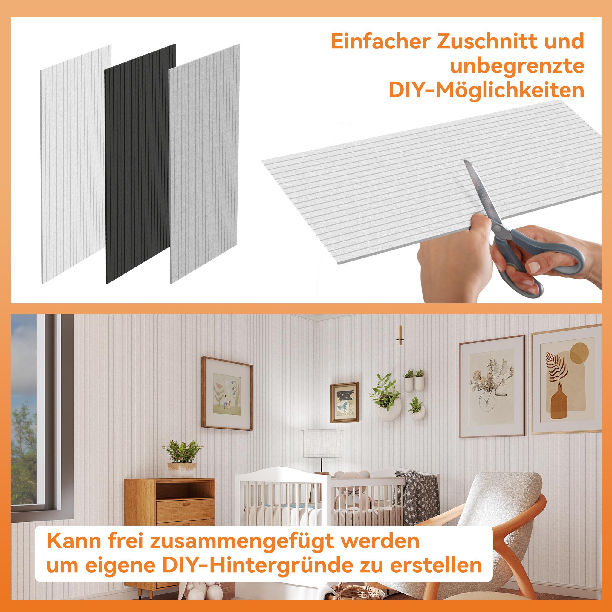 ACXIN Akustikpaneel 12er Weiß 120x60cm Schalldämmung Selbstklebend 3D Wandpaneel Akustikplatten Schallschutz Filz 1200g/m² 0,9cm Akustik Wand für Musikstudio Heimkino Büro KTV Geräuschreduzierung