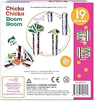 Vista 7 de CreateOn Set de Chicka Chicka Boom Boom, Juguetes Magnéticos de Construcción para Niños, Juguetes Educativos de STEM para Edades 3+, 19 Piezas