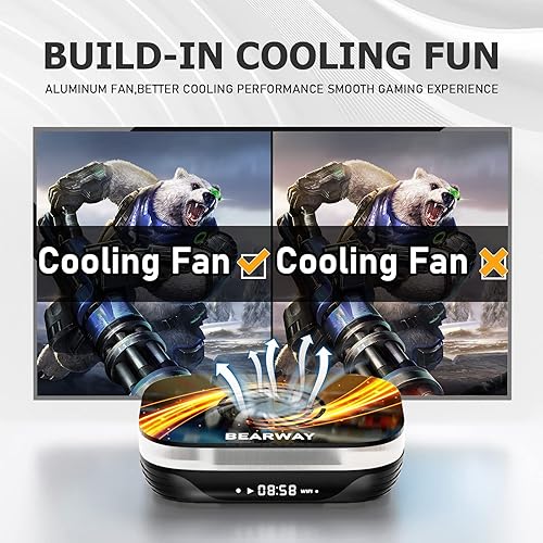 Miniatura 4 de Bearway Retro Game Consoles Super Console X3 Plus 114,000+ Games Video Game Console Plug Play Video Games for TV EmuELEC 4.5Android 9.0CoreE 3