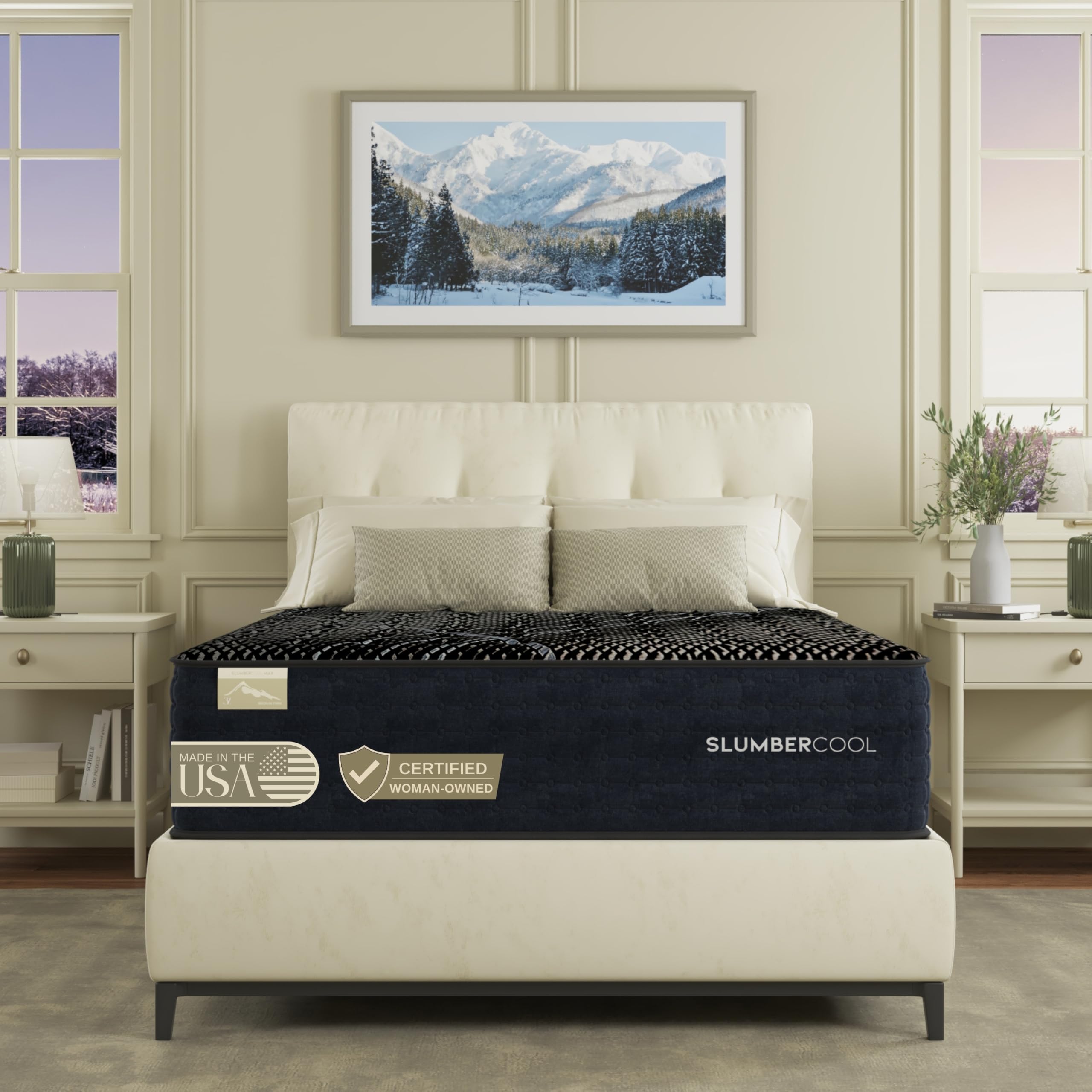 美品！！14p 3oz REALITY GLOBAL Amazon.com: SlumberCool MAX 3Z Plush Euro Top Cooling Hybrid