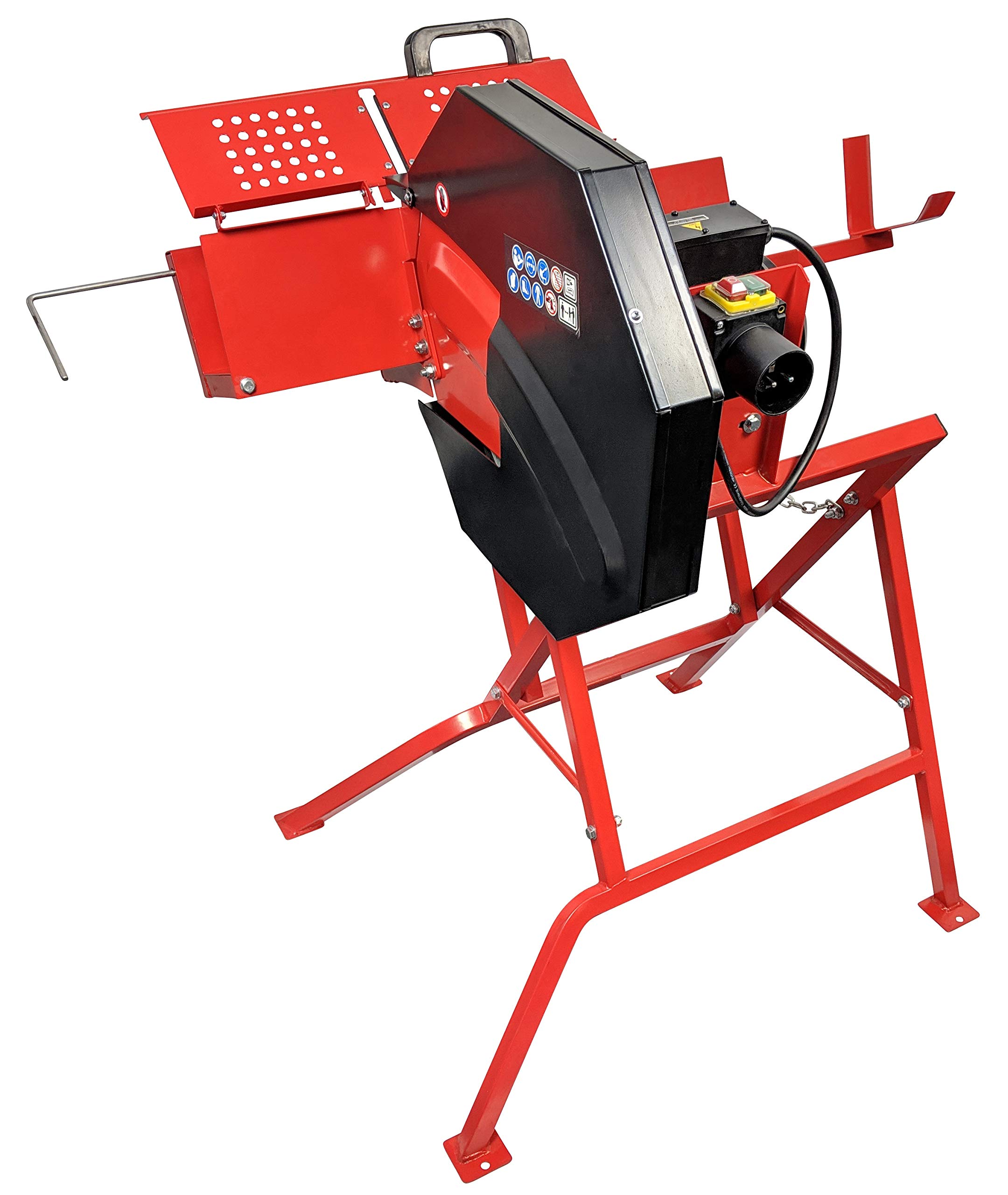 CROSSFER Wippsäge 230V Brennholz Säge inkl. 400mm HM Kreissägeblatt