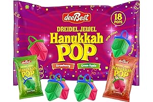 Jewel Pop Ring Shape Hanukkah Dreidels