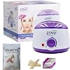 Vaxy Waxing Kit Wax Warmer Electric Wax Pot Heater with Accessories, A Complete at-Home Hair Removal Wax Kit Painless Hard Wax for full Body, face, Bikini Area, Eyebrows (Coconut)