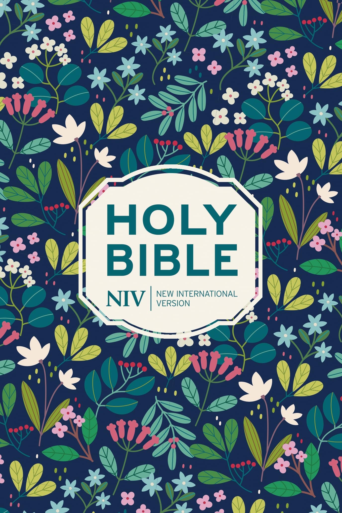 NIV Pocket Floral Hardback Bible