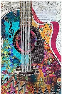 Laura Heine Guitar Collage Pattern - Buy now