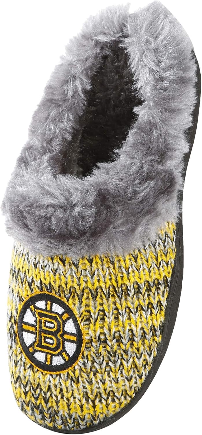 FOCO Womens NHL Team Logo Peak Slide Slippers - Image 3