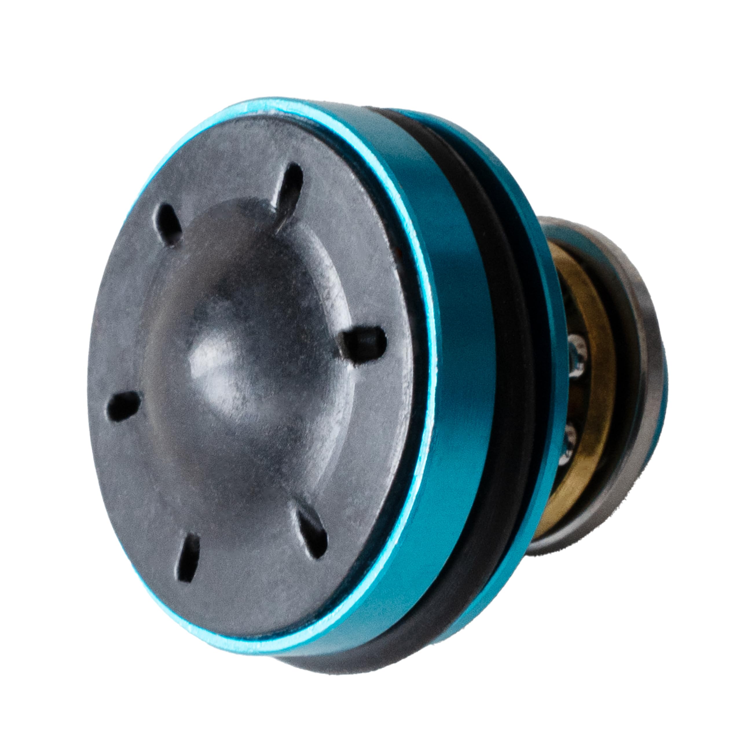 Generic CNC Machined Airsoft Piston Head with Ball Bearing Mushroom Head Type for V2 V3 Standard Gearbox (blue)