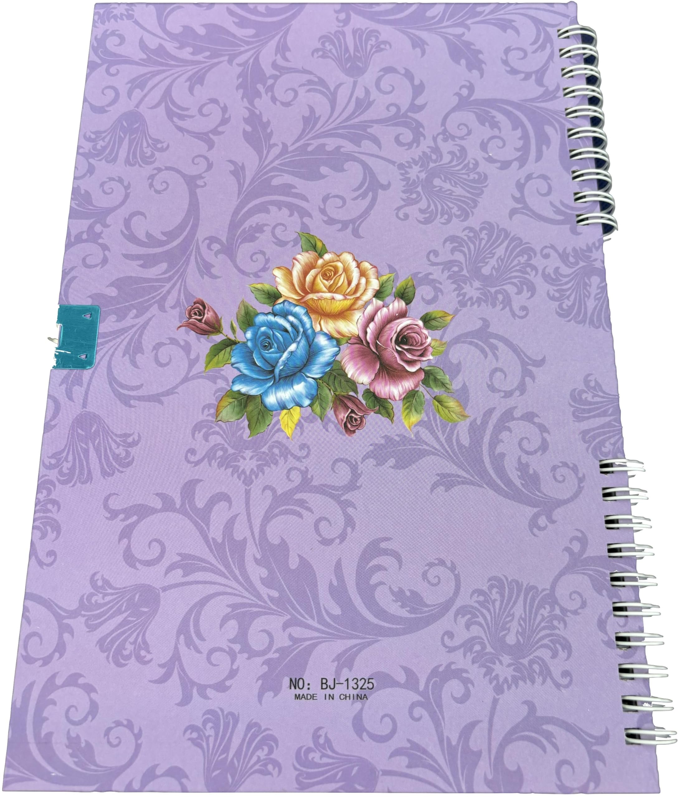 Mompa A4 Size Heart Design Key Lock Diary for Girls, Gift For