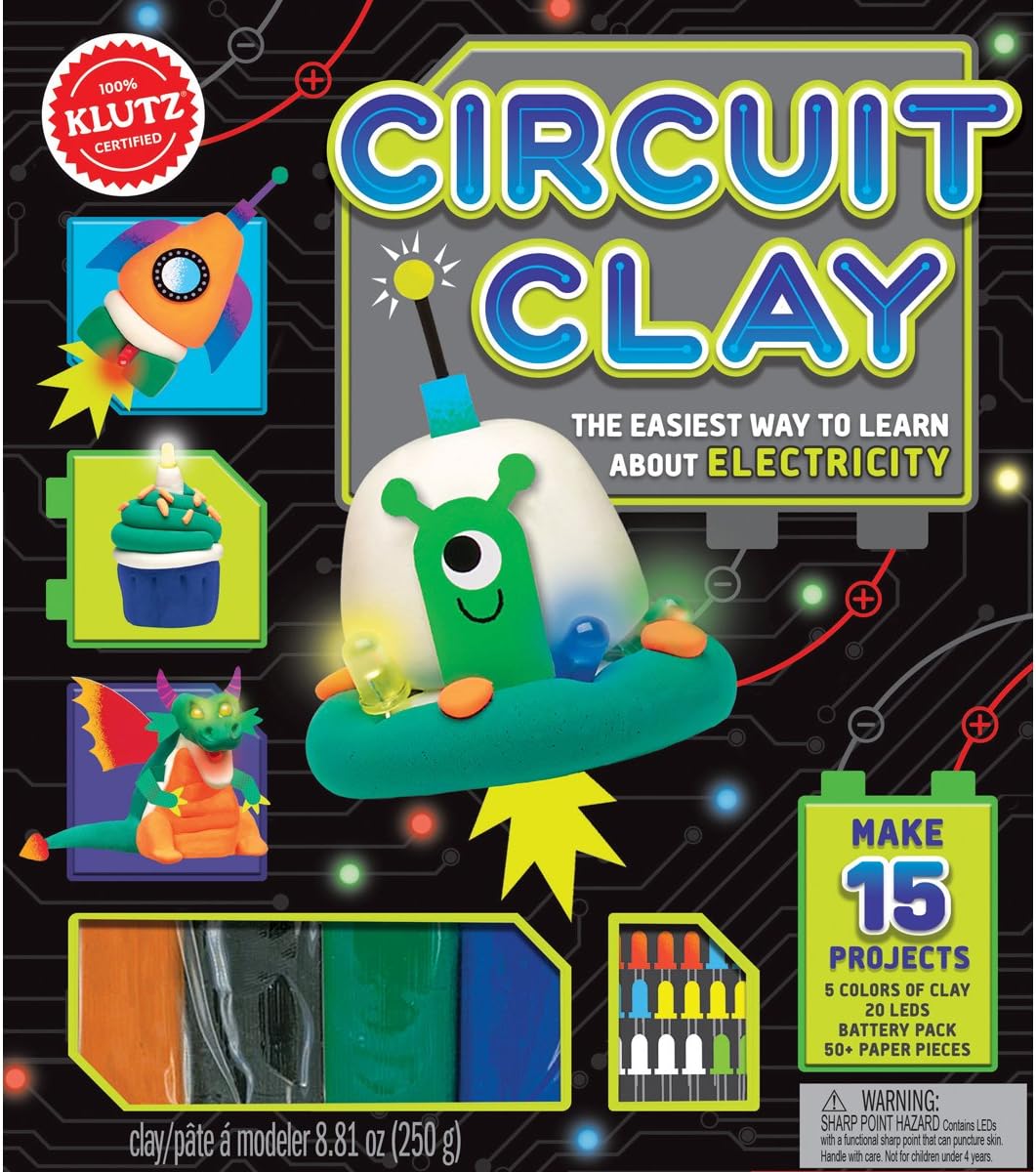 Klutz Circuit Clay Kit, Multi-Colour, 22.86 x 22.86 x 5.08 cm