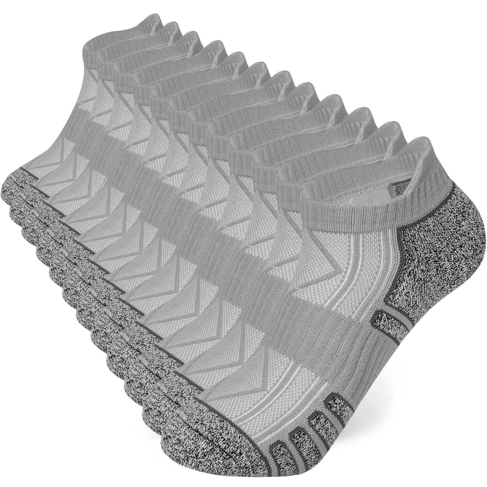 vvfxx Calze Corte Uomo Supporto Arco Plantare,Calzini Uomo Corti Estivi,Calzini Cotone Uomo,Antiodore e Traspirante,6 Paia