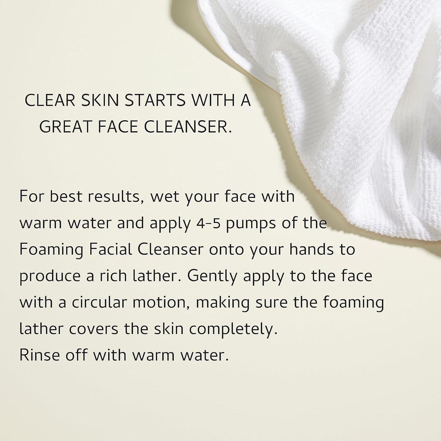 Foaming Facial Cleanser Gentle Daily Foaming Face Wash For All Skin Types for Morning and Night, Foaming Face Cleanser