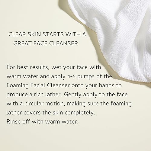 Miniatura 5 de Limpiador facial espumoso, suave y diario para todo tipo de piel, para mañana y noche, limpiador facial espumoso