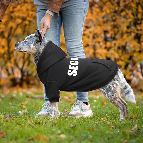 Miniatura 2 de Suéteres para perros grandes, sudadera con capucha para perro, suéter de forro polar cepillado suave para perro, sudadera con capucha para perro con