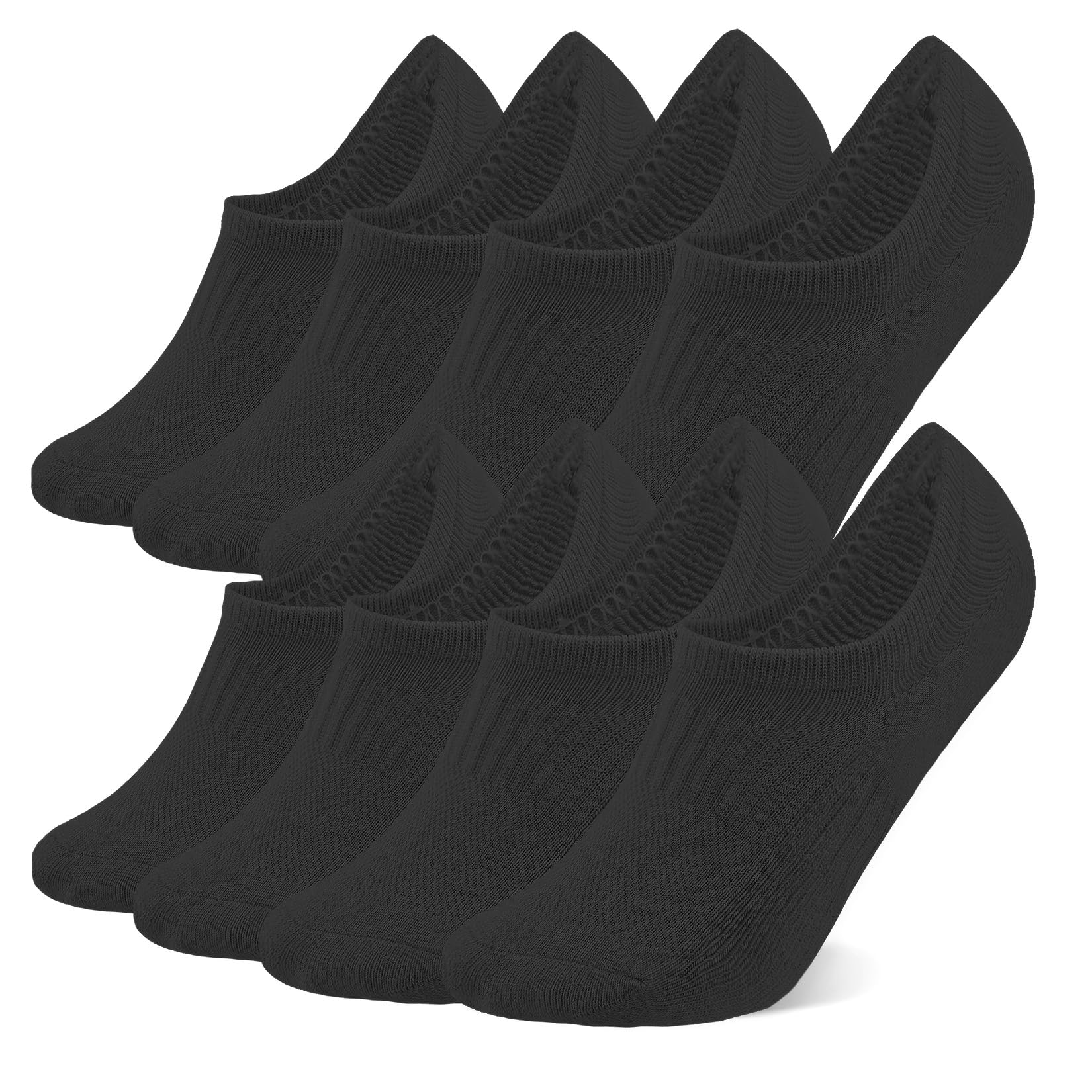 EPEIUS Thick No Show Socks for Women Athletic Ankle Socks Cushioned Running Low Cut Non Slip Footies 3/6 Pairs