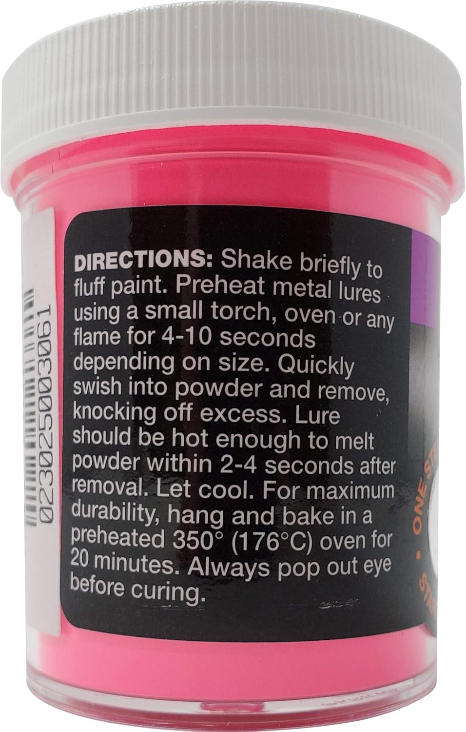 Pro Tec Powder Paint Bundle, Hot Pink - 3-Pack, Lure Paint for Jig Heads, Fishing Dye, 2 Oz
