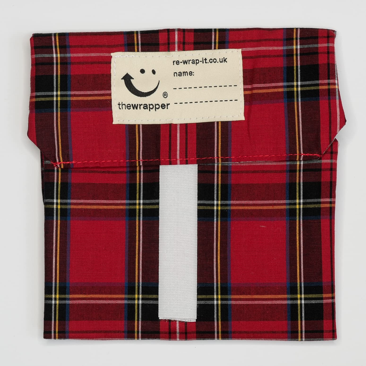 Re-Wrap-It Royal Stewart Tartan The Wrapper, Re Wrap It Sandwich Bags, No Waste Packaging, Eco Friendly, Reusable Food Wraps. Made In Scotland.
