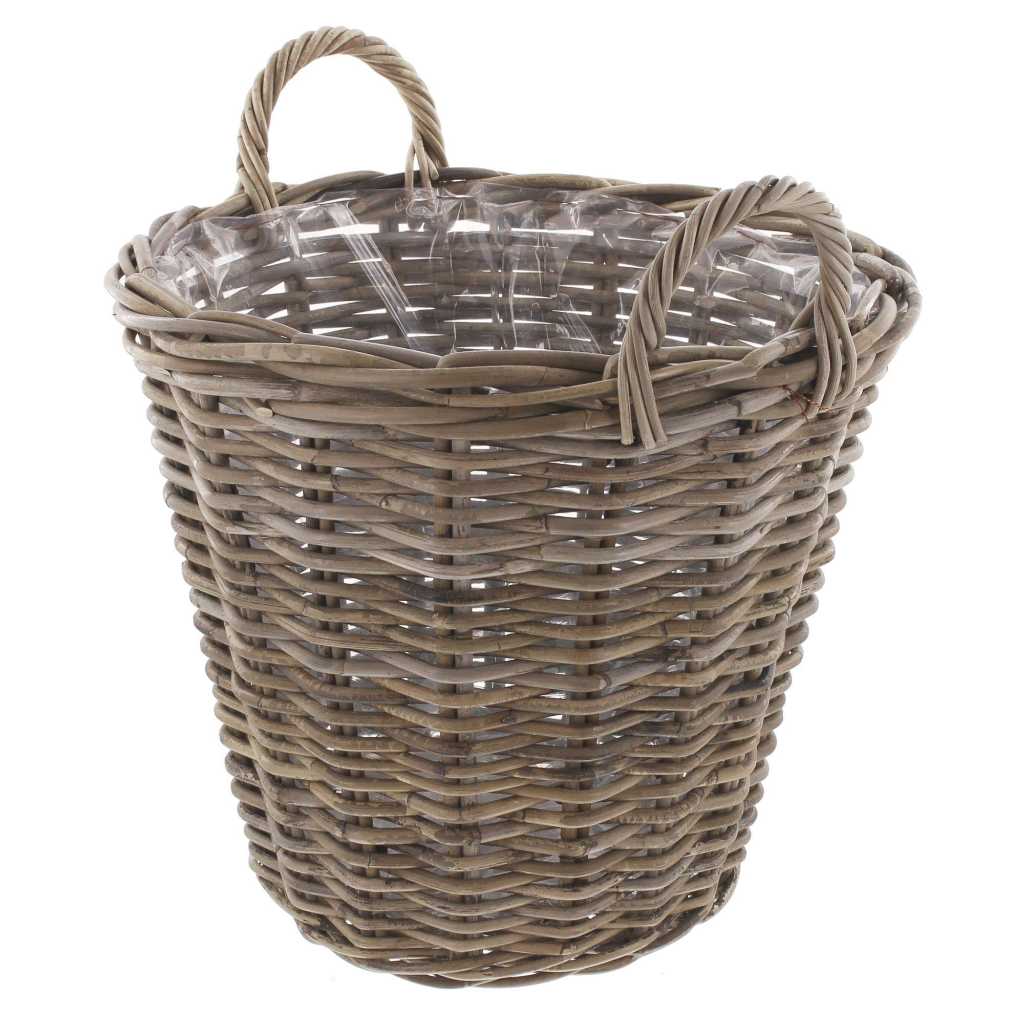 Frank Flechtwaren - Cesto per Piante, in Rattan, Misura Grande