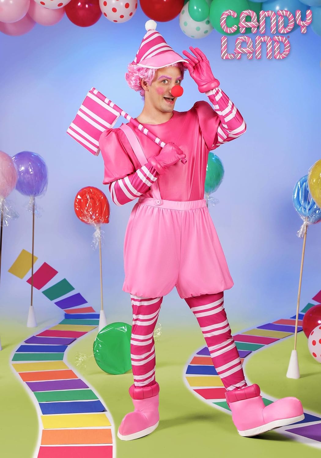 Adult Mr. Mint Candyland Costume Shirt, Shorts, Sleeves, Leggings, Gloves Candyland Themed Outfit