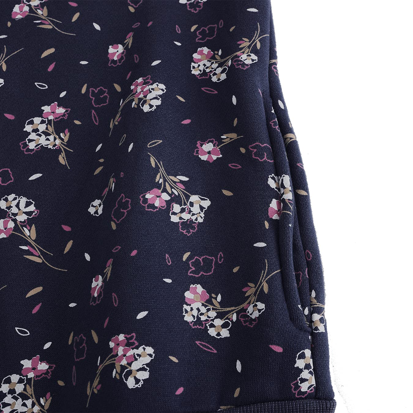 TrendiMax Sweat à Capuche Femme Pull à Capuche avec Fermeture Éclair Hoodie Imprimé pour Femmes