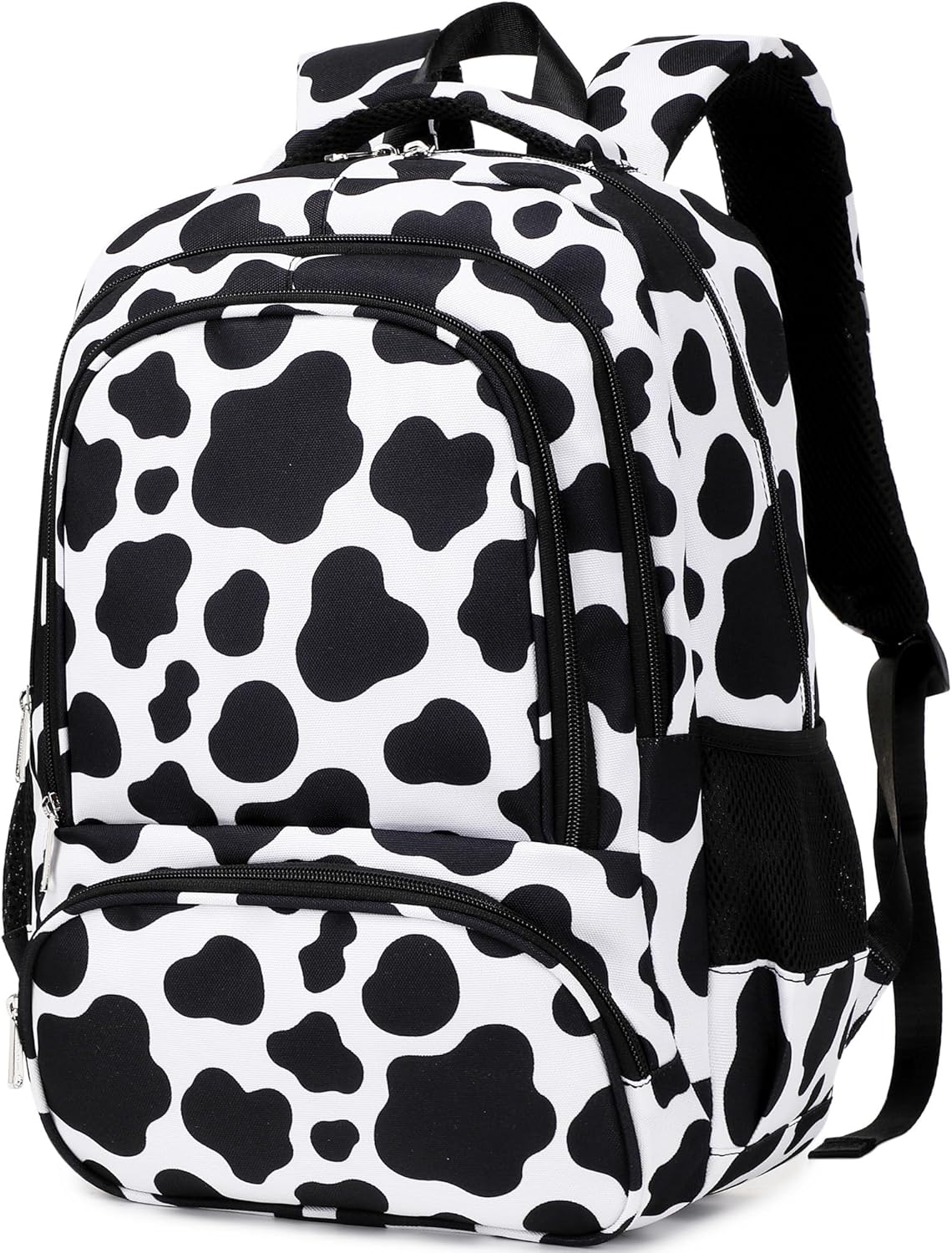 abshoo Lightweight Kids Backpack For Girls Kindergarten Elementary School Bookbag (Cow Print) - Image 2