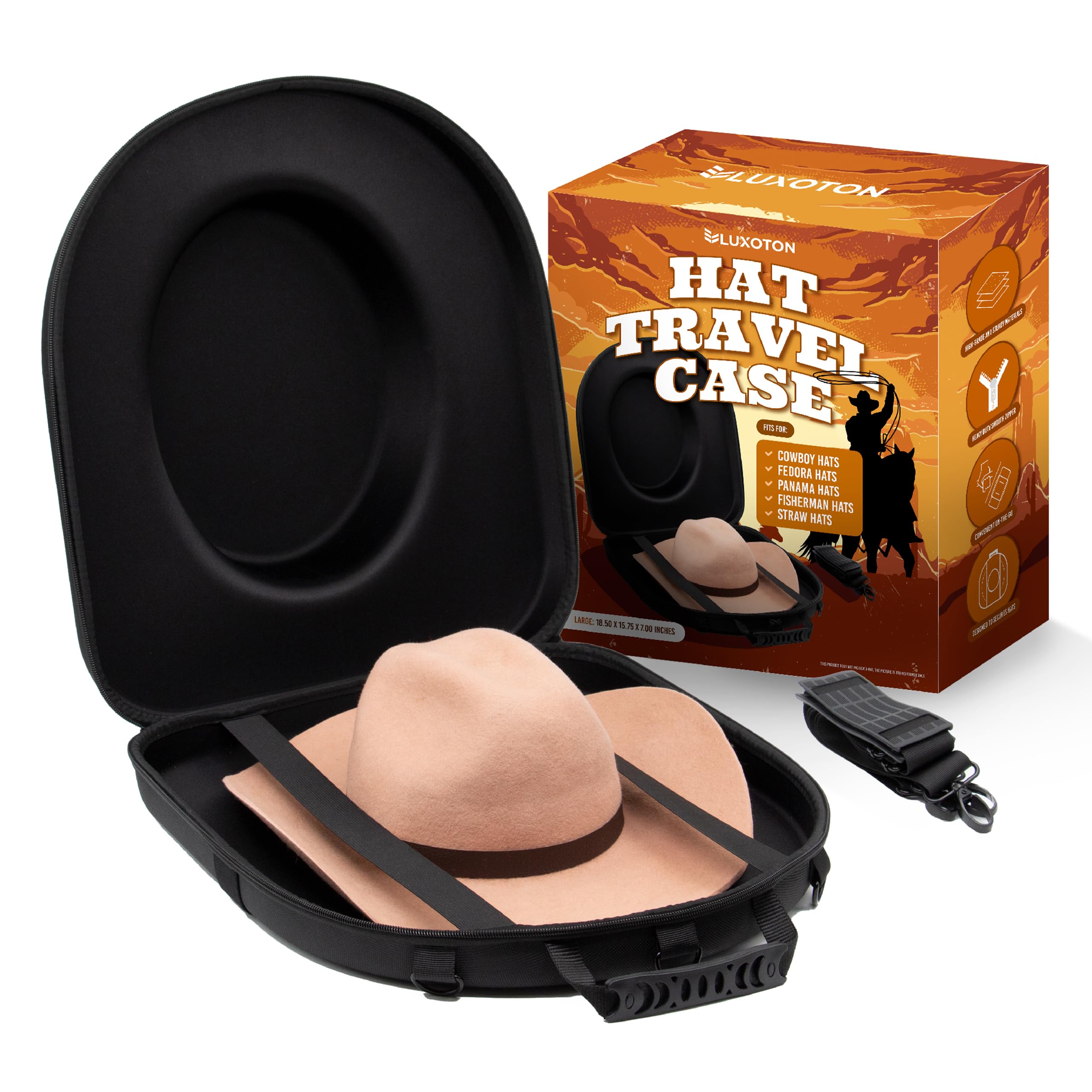 LUXOTON
Cowboy Hat Holder for Travel