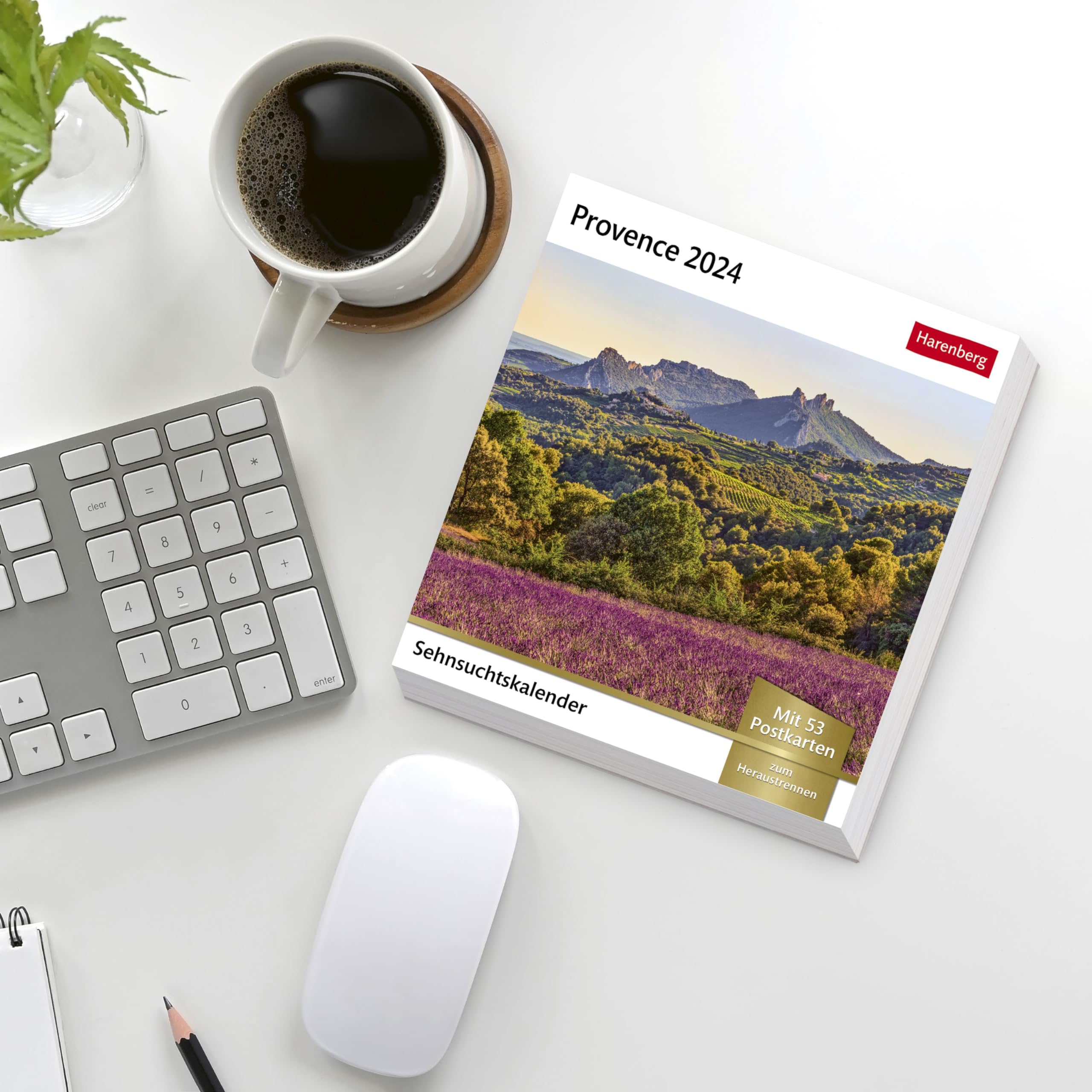 Provence Sehnsuchtskalender 2024. Foto-Kalender zum Aufstellen - Image 2