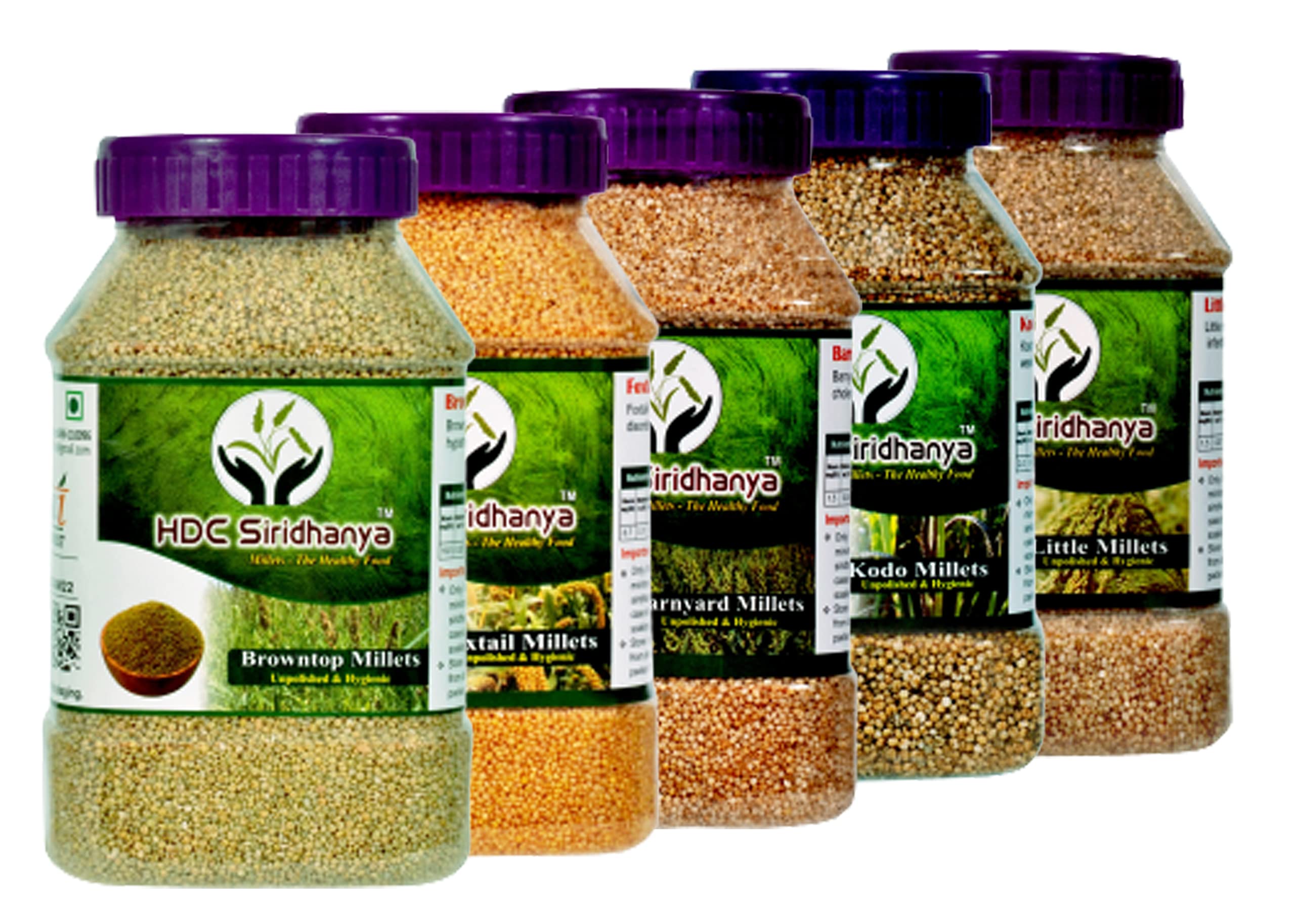 Buy Siridhanya Unpolished Buchhi prepared Positive Millets Foxtail 650g