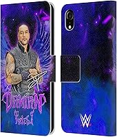 Vista 22 de Head Case Designs Officially Licensed WWE Portrait Damian Priest Leather Wallet Case Compatible with Apple iPhone 7 Plus/iPhone 8 Plus