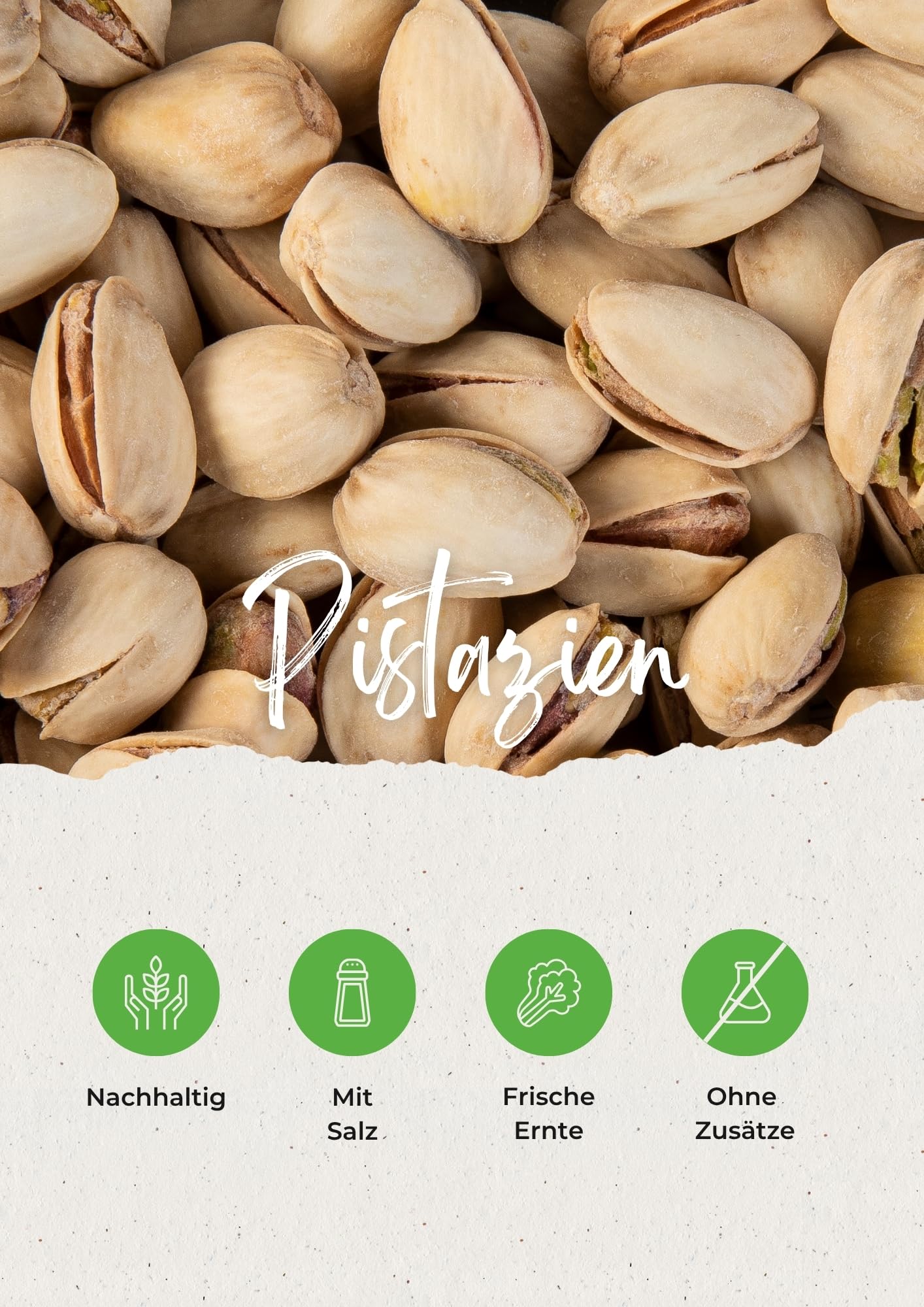Vitalesia Pistazien 2500g | geröstet & gesalzen | Kalifornische Pistazienkerne mit Schale | Frischebeutel wiederverschließbar | ohne Zusätze | Premium-Qualität | vegan